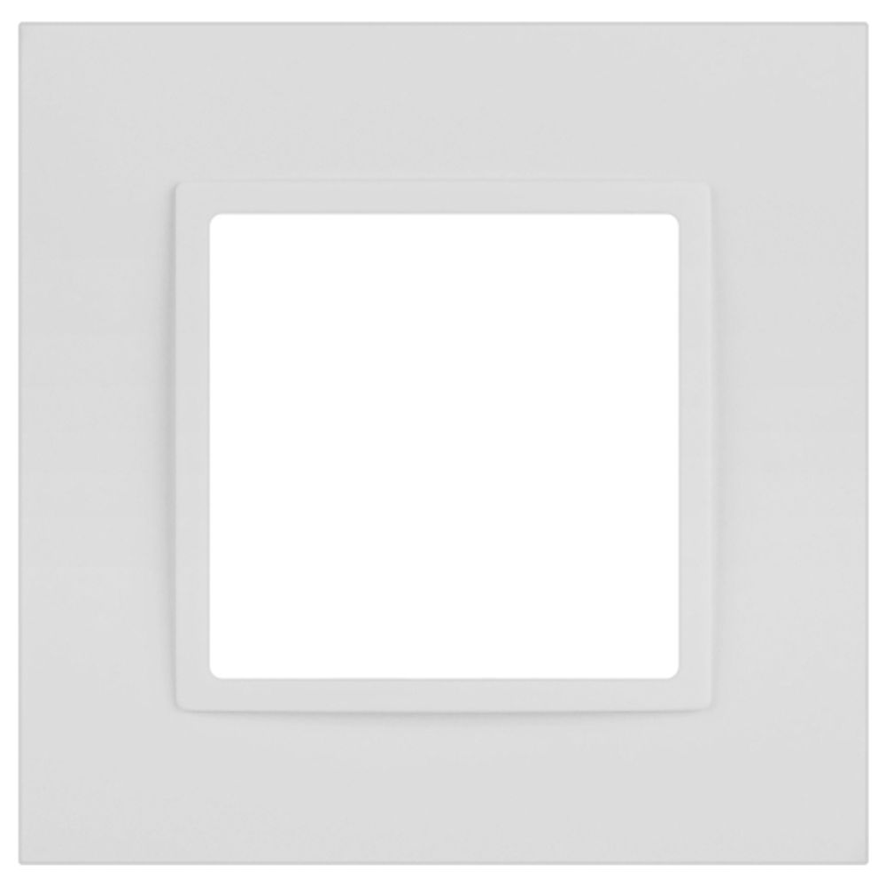 Рамка для розеток и выключателей ЭРА Elegance 14-5011-01М Classic, на 1 пост, белый матовый