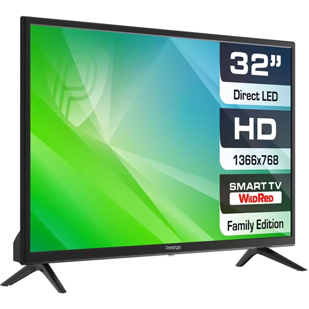 Телевизор Prestigio 32"; PTV32SS06Z_CIS_BK HD Ready SmartTV