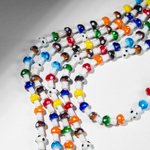 Стеклянные бусины в форме грибочков, 15-17мм, микс цветов