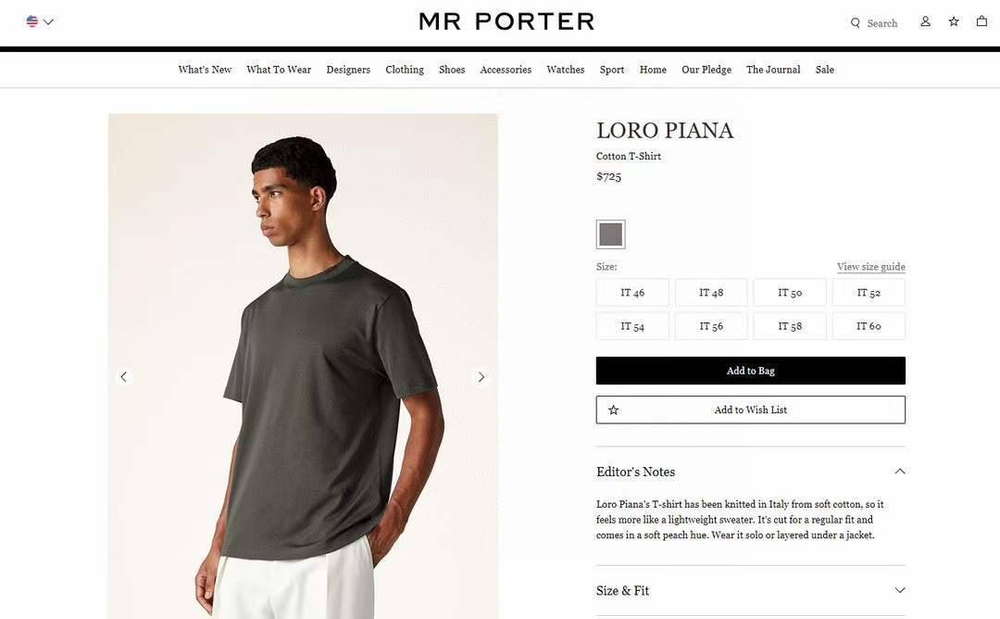 Футболка Loro Piana, арт. 714614