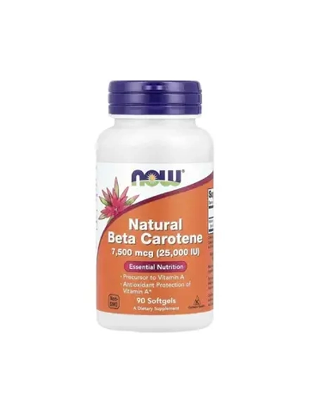 БАД Natural Beta Carotene 90 sgels (Now)