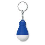 Пластиковый фонарь-брелок в виде лампочки Синий