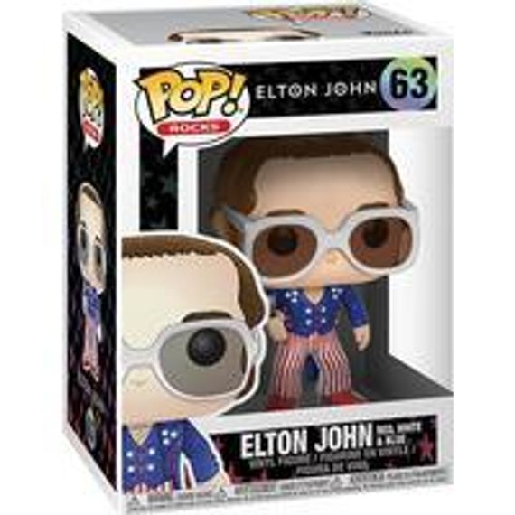 POP! Vinyl: Rocks: Elton John Red, White, Blue