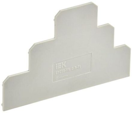 Заглушка для CTS-ML ARMAFIX 3 ур. 2.5кв.мм сер. IEK YCT13-00-3-K03-002-ZGL