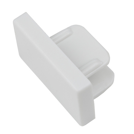 UFB-Q122 C21 WHITE 1 POLYBAG Заглушка торцевая типа G. Белая. ТМ Volpe.