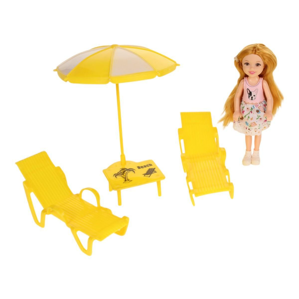 Кукла тип Модница-мини с аксесс., коробка 7735-C3