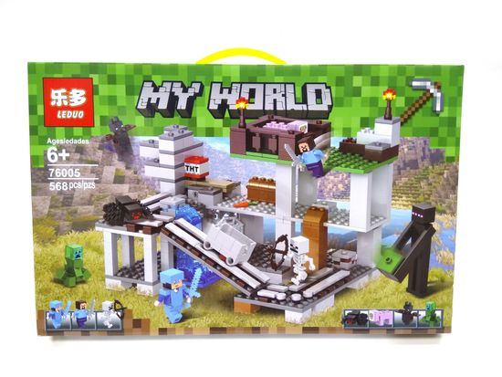 Констуктор Майнкрафт My World " Затерянная шахта " 568 деталей арт.76005