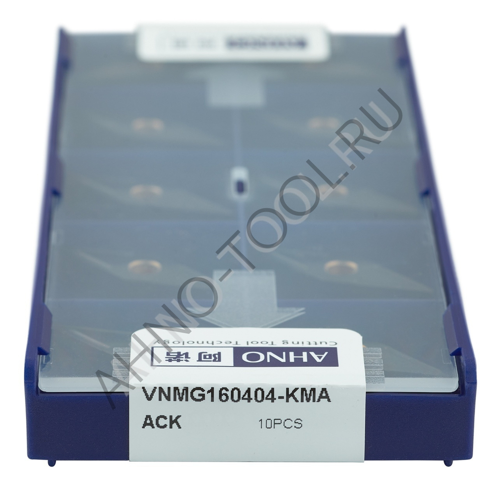 Пластина твердосплавная ISO VNMG160404-KMA ACK10E AHNO по чугуну, чистовая