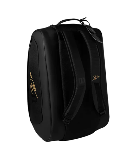 Сумка для падел Wilson Bela Super Tour Black, термозащита и вместимость