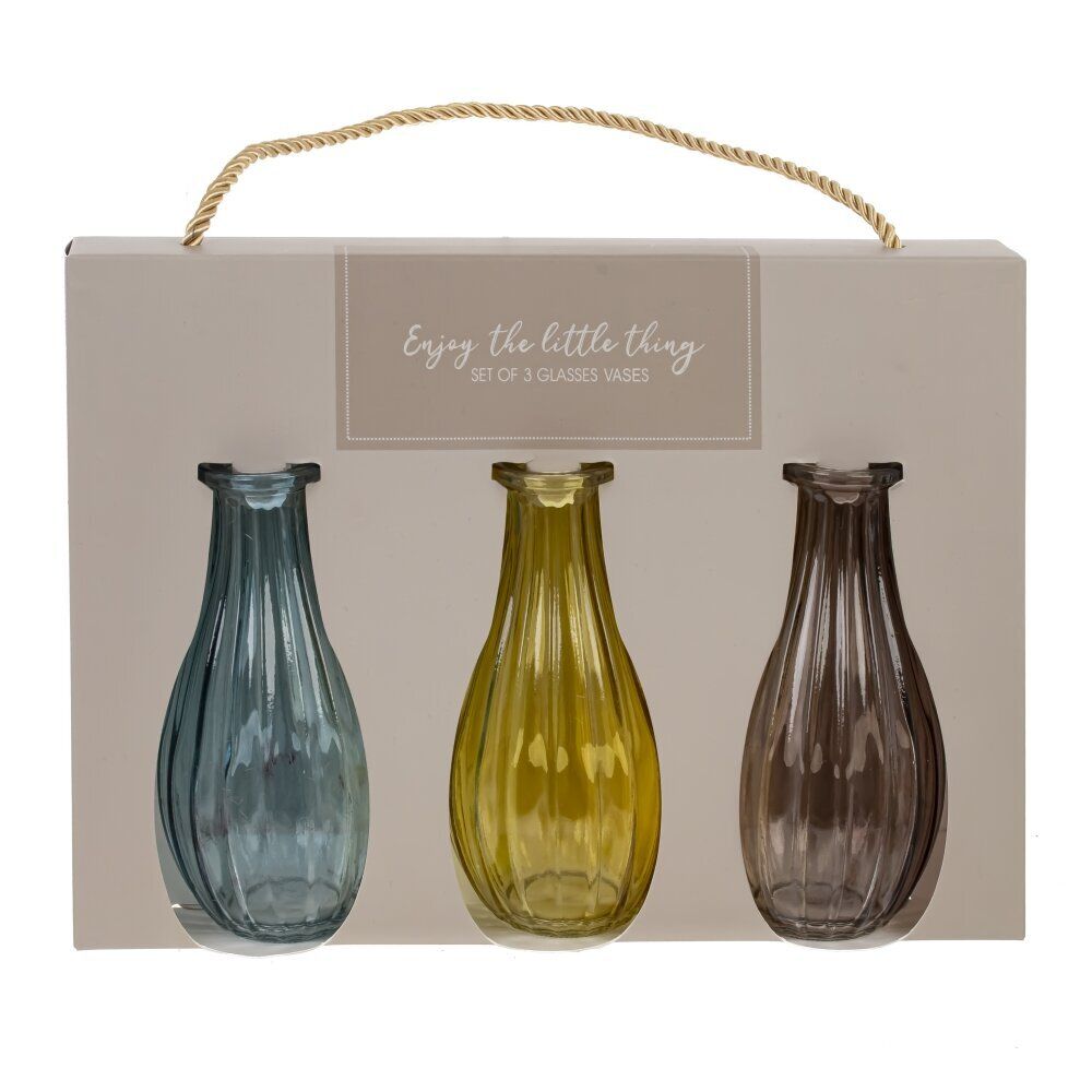 GAEM Набор из 3-х ваз, 250 мл, L27 W4,5 H20 см