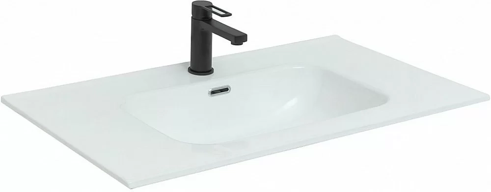 Тумба с раковиной LA FENICE TERRA Blu Grigio 80 синяя