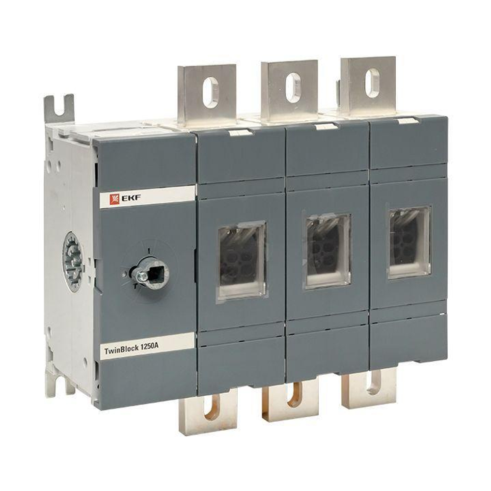 Рубильник 3п 1250А без рукоятки управления TwinBlock PROxima EKF tb-s-1250-3p