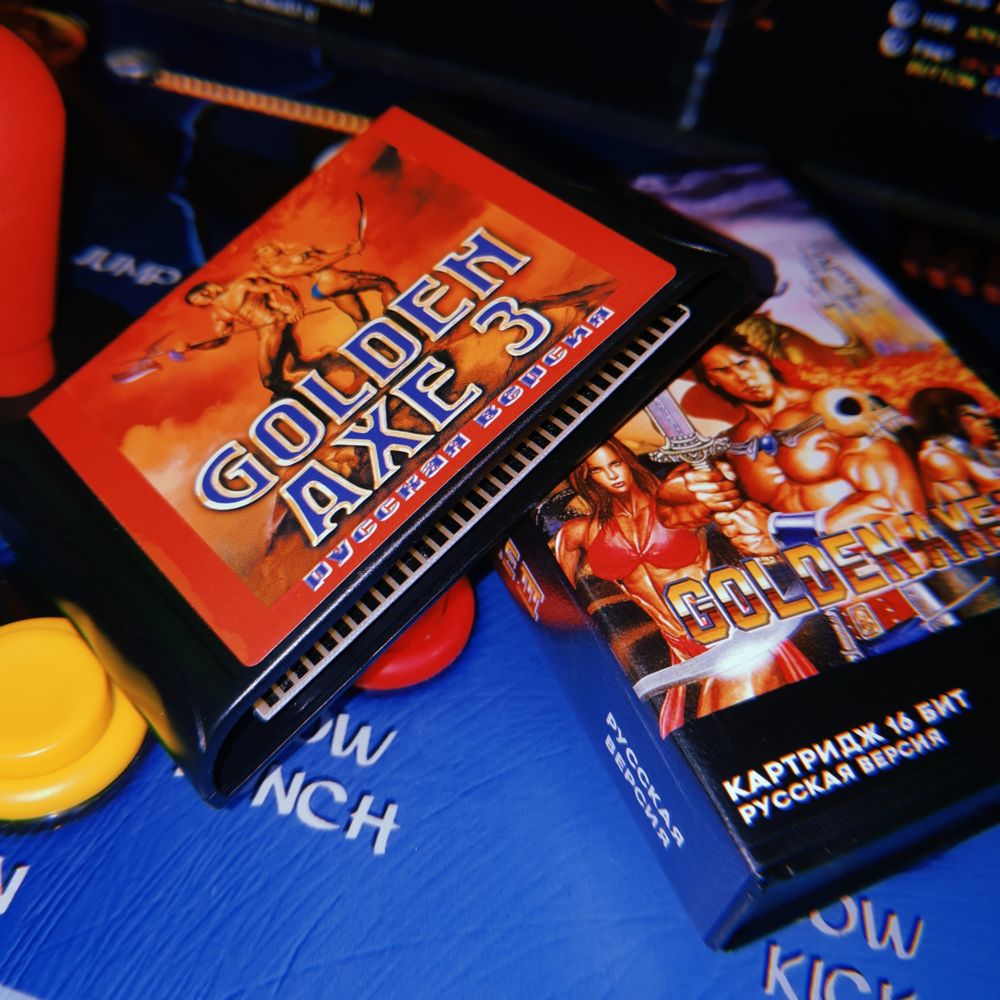 Картридж Golden Axe III (SEGA, русская версия)