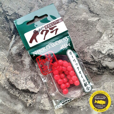 Силиконовая приманка NIKKO 072 ZAZA WORM IKURA GLOW PINK