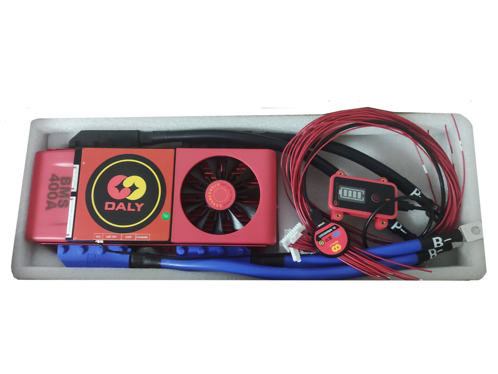 Плата контроля BMS Smart LiFePO4 24S 72V 400A