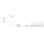 Legendairy Milk, Силиконовые стаканчики для сбора, 2 шт.