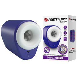 Мастурбатор с вибрацией Pretty Love DJ Lady BM-00900T96