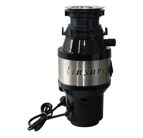 ИЗМЕЛЬЧИТЕЛЬ ПИЩЕВЫХ ОТХОДОВ LINSURE LX-A00 (3/4HP-550W,3600RPM) 1000ML,4.5KG/MIN,5KG,BLACK