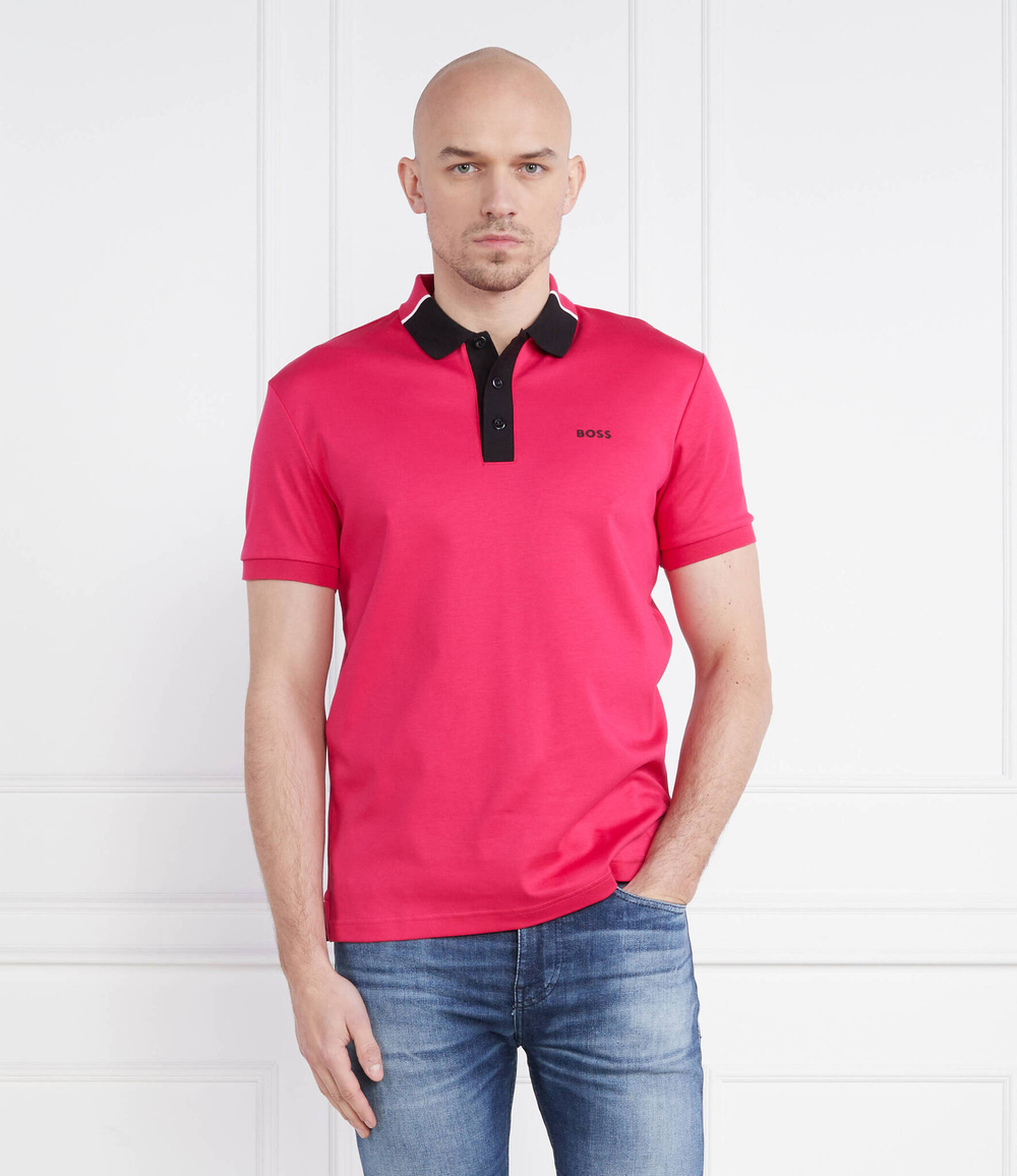 поло paddy 3 BOSS GREEN - малиновый(50488801)