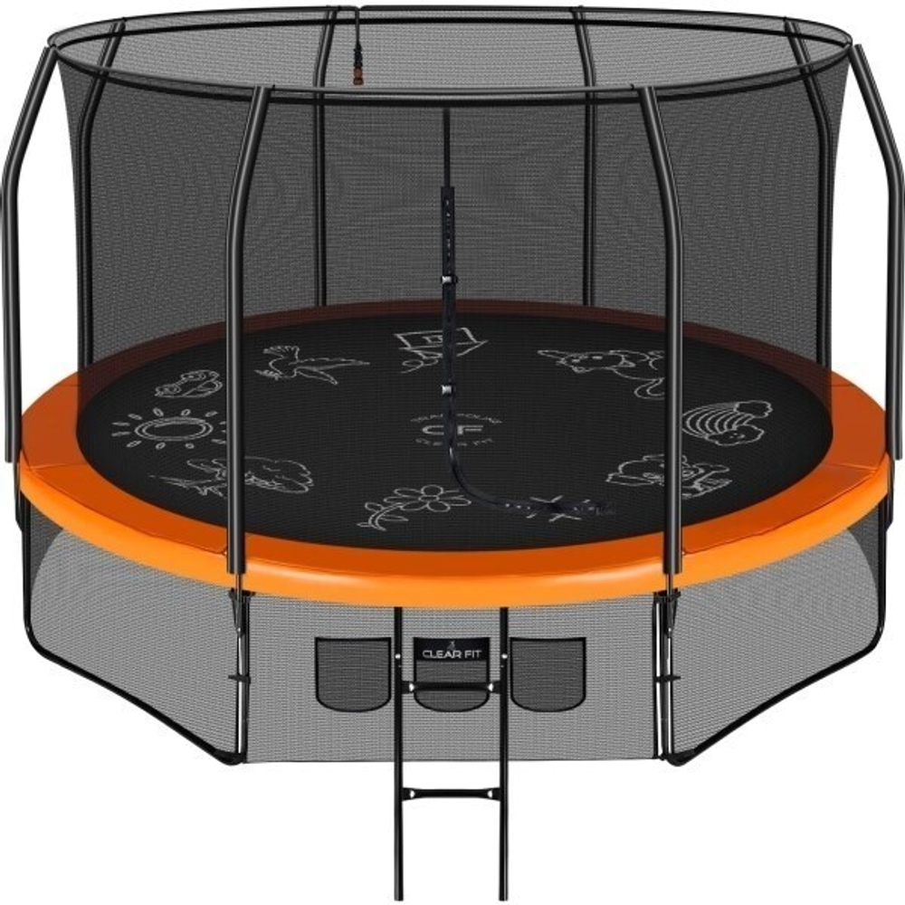 Каркасный батут Clear Fit FamilyHop 14Ft