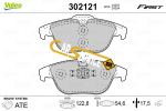 VALEO - 302121-VAL - Brake Pad Set, disc brake