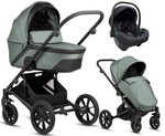 Детская коляска Noordi Aqua V2 3 в 1 с автокреслом Terra Edusky Black 1482842 Fern
