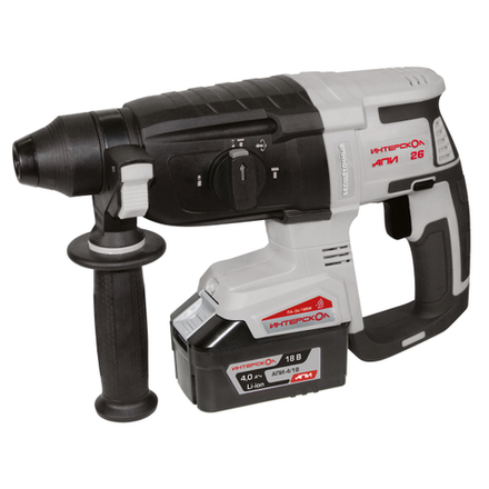 Аккумуляторный перфоратор ИНТЕРСКОЛ ПА-26/18ВM (кейс, 2 аккум. 2 Ач, ЗУ) (731.2.2.70)