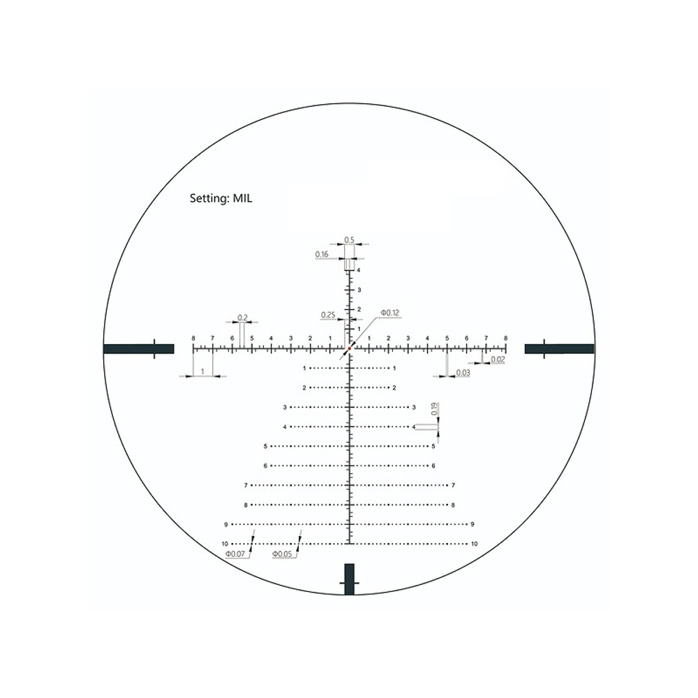 Оптический прицел Vector Optics FFP Continental x6 5-30x56 ( Тигр, СВД, ОП-СКС, ВПО-208 / Сетка VCT / с подсветкой )