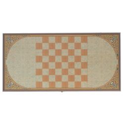 GAEM Игра настольная 2 в 1 ( шашки, нарды) "Белые лошади", L50 W25 H4 см