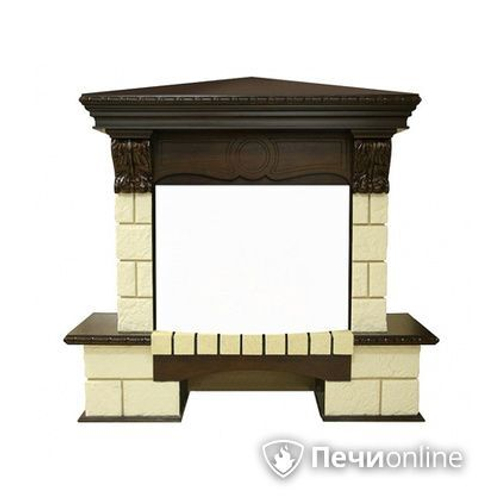 Портал для электрокамина Royal Flame Pierre Luxe угловой шампань под очаг Dioramic 25FX