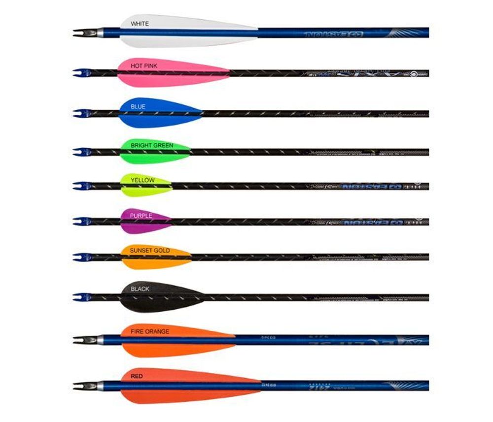 Перо стрелы лука спортивного AAE Arizona Vane EP-16 (100 шт)