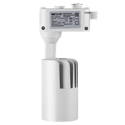 Трековый светильник WOLTA WTL-15W/01W 15Вт 4000К IP40 Белый
