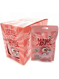 Ассорти взрывных фруктов с кисло-сладким вкусом 28*20 штук