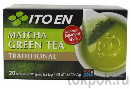 Зеленый чай традиционный ITOEN Matcha Green tea, 20пак х 30 гр