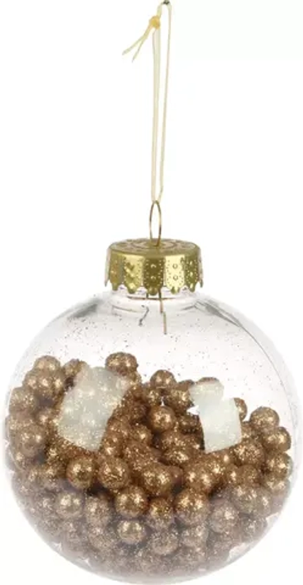 Набор пластиковых шаров Биссер в розовой дымке 80 мм., 27 шт., Koopman (AWR100510)