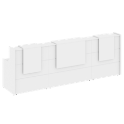 Onix Ресепшн O.R-K-15 Белый Бриллиант 3390*766*1187