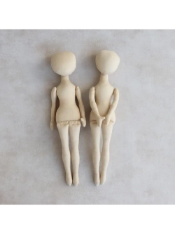 Бумажная выкройка тела интерьерной куклы Виктория