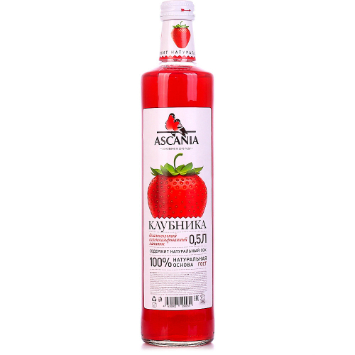 Напиток Ascania клубника 0.5л