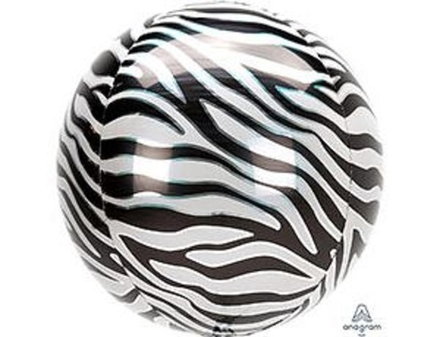 А 3D СФЕРА Б/РИС 16" Зебра Сафари