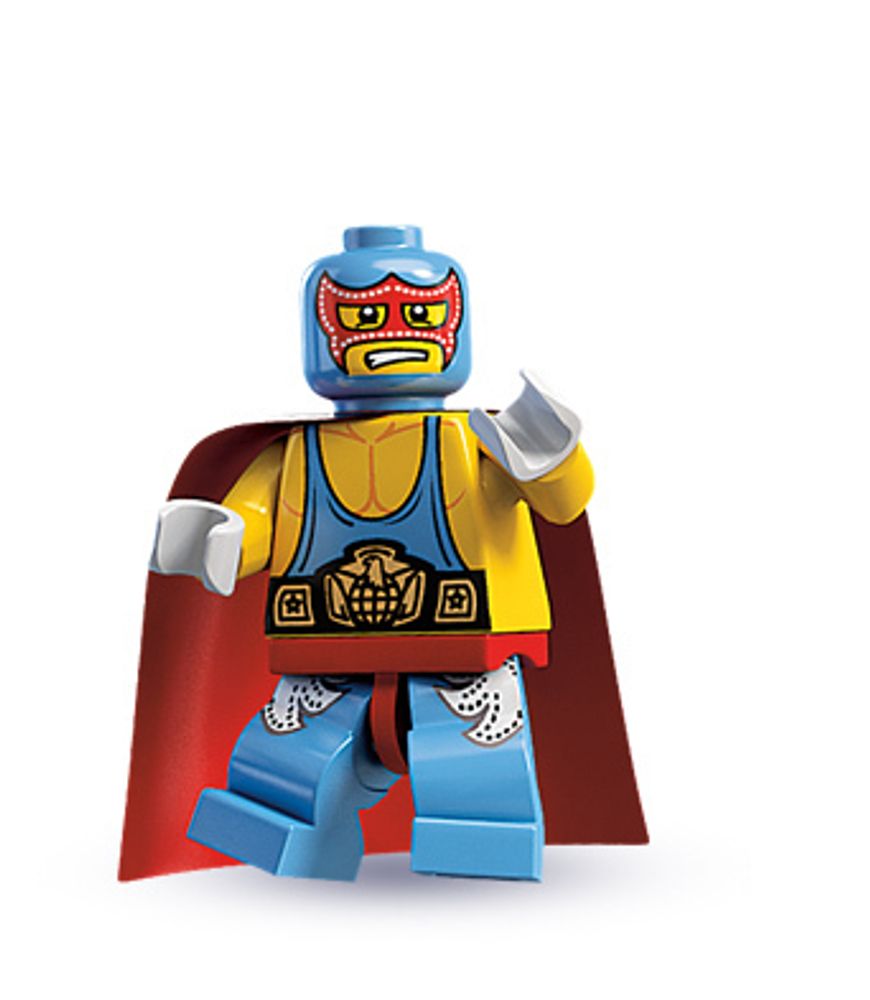 Минифигурка LEGO 8683-10  Супер Борец (без плаща)