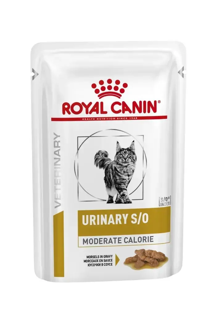 Royal Canin Urinary S/O Moderate Calorie влажный корм (в соусе) для кошек, склонных к полноте, при мочекаменной болезни