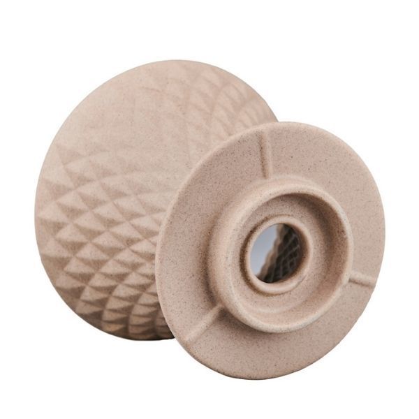 Воронка-дриппер для кофе YAMI Diamond Coffee Dripper V02, коричневая, на 2-4 чашки