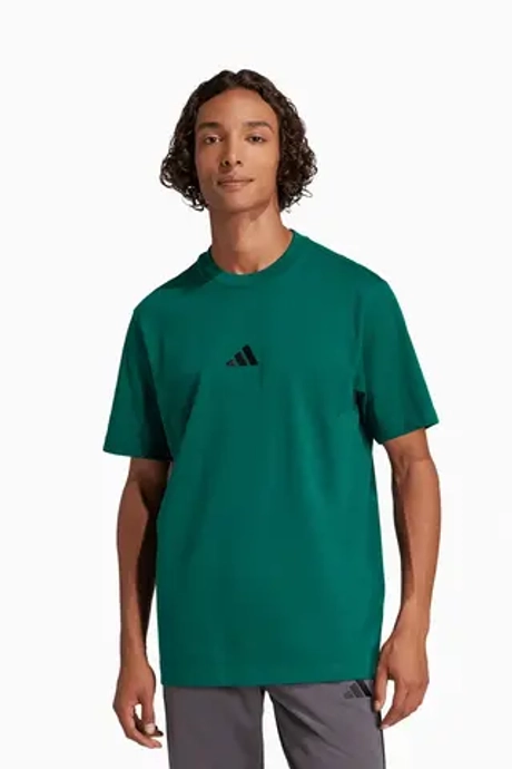 Футболка adidas Essentials Small Logo Single - зеленый
