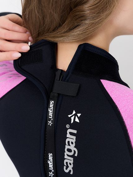 Гидрокостюм Sargan Nero 2.0 Long lady 3 мм черно-фиолетовый