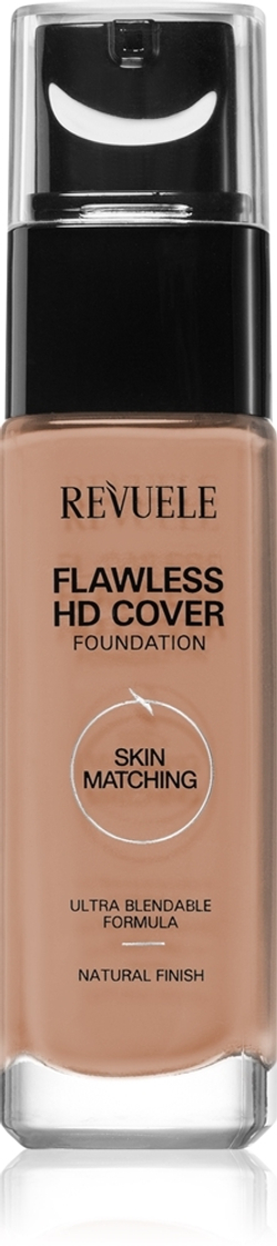 Revuele Flawless HD Cover Foundation - Легкая тональная основа для идеального образа, 33 ml