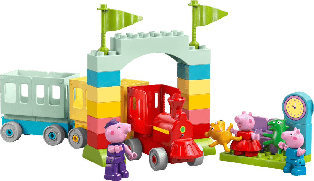 Конструктор LEGO Duplo 10466 Peppa Pig: Train Ride with Grandpa Pig
