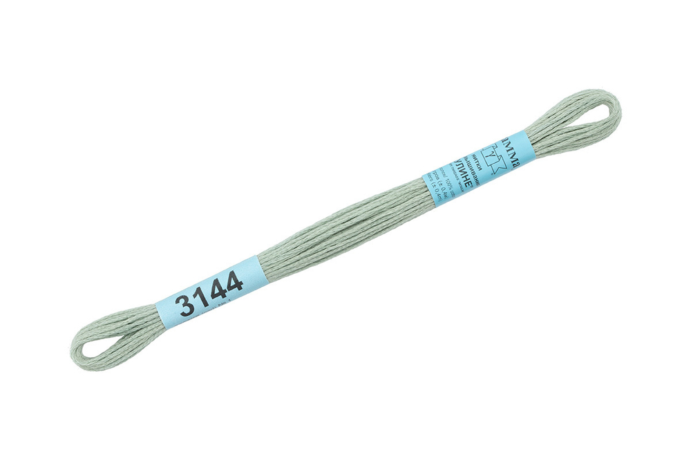 Мулине "Gamma", 100% хлопок , 8 м, №3144