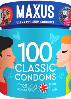 Презервативы MAXUS Classic So Much Sex №100, классические, 100 шт
