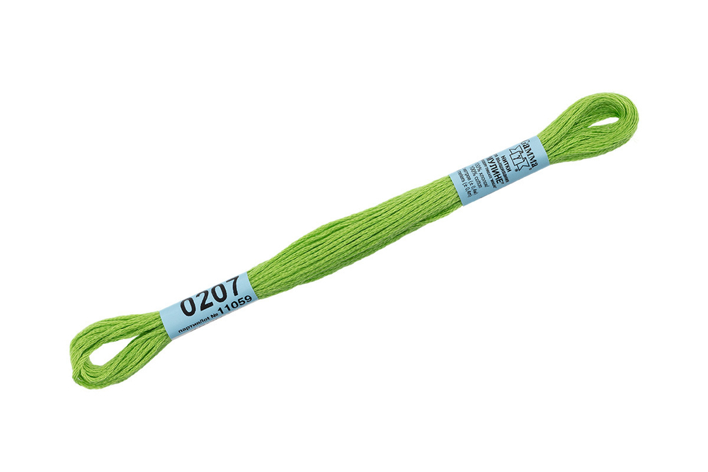 Мулине "Gamma" ,100% хлопок, 8 м, №0207