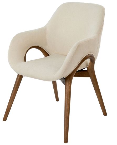 Кресло 4197 бежевое тканевое